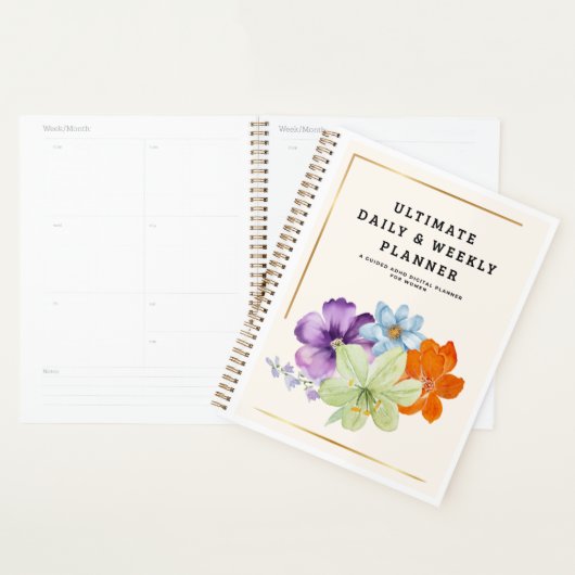 ADHD Daily-Weekly Planner for Women (Devant avec enveloppe)