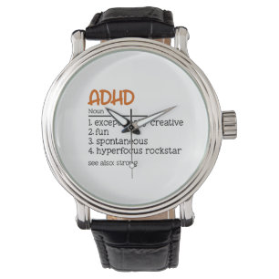 ADHD Definition Neurodiversity Awareness Horloge