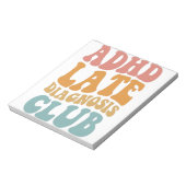AdHD-diagnostiek Club Funny Neurodiversity Gift Notitieblok (Gedraaid)