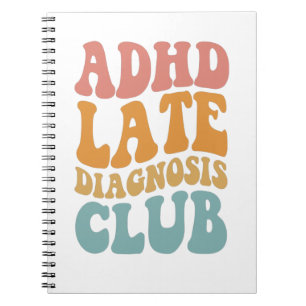 AdHD-diagnostiek Club Funny Neurodiversity Gift Notitieboek