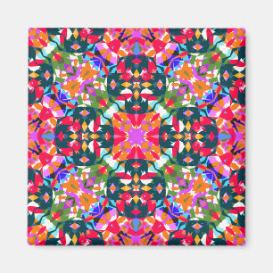 ADHD Dopamine Boost Positiviteit Patroon Kleurrijk Magneet