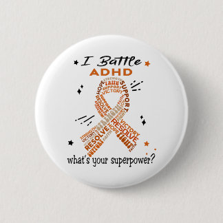 ADHD-draagtassen ondersteunen Ronde Button 5,7 Cm