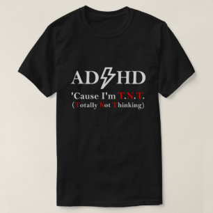 ADHD en rockmuziek. T-shirt