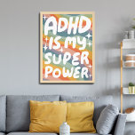 ADHD est ma superpuissance Fun Bulle Lettres color<br><div class="desc">J'espère que vous aimez cet art amusant ! Ajoutez votre propre texte, changez aussi la couleur arrière - plan. Sélectionnez la taille de l'impression à l'aide du menu déroulant ci-dessus, et vous pouvez cliquer sur le bouton "modifier la conception" pour customiser l'illustration pour qu'elle s'adapte à n'importe quelle taille de...</div>