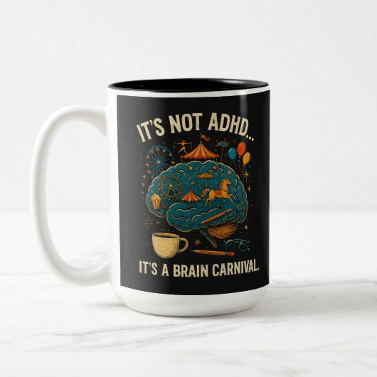 ADHD Funny Brain Carnaval Mok (Links)