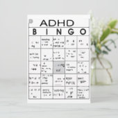 ADHD FUNNY KAART (Staand voorkant)