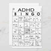 ADHD FUNNY KAART (Voorkant / Achterkant)