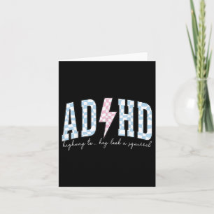 ADHD Funny Mental Health Overprikkeld Bewustzijn Kaart