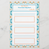 ADHD Girl's Goal Habit Tracker Tally Chart Koelkas