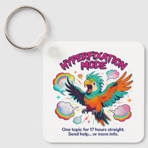 ADHD Hyperfixatiemode Funny Neurodiversiteit Sleutelhanger