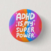 ADHD is mijn Superpower Fun Bubble Letters Kleurri