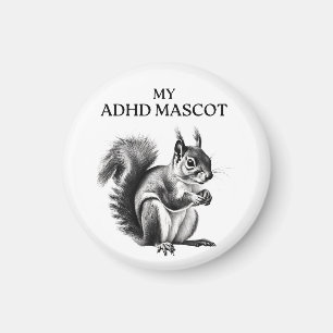 ADHD mascotte magneet