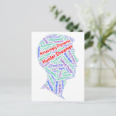 ADHD Motivatie Creatief Briefkaart Inspirerend (Staand voorkant)