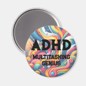 ADHD Multitasking Geniale magneet (Voorkant / Achterkant)
