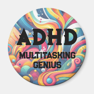 ADHD Multitasking Geniale magneet