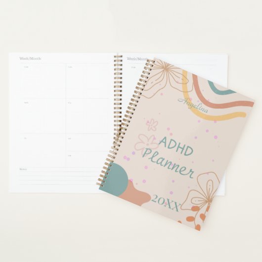 ADHD, organisation, planificateur (Devant avec enveloppe)