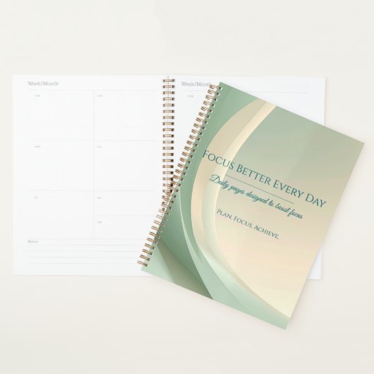 ADHD Planner – Organize Your Day, Boost Focus (Devant avec enveloppe)