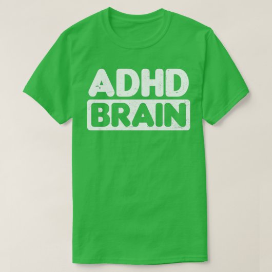 ADHD Shirt Brain Gift 2 (Design voorkant)