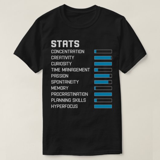 ADHD-stations T-shirt (Design voorkant)