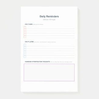 ADHD Taakbeheer Post-it® Notes