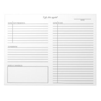 ADHD To-Do Notitieblok