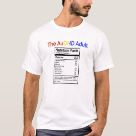 ADHD volwassen ingrediënten T-shirt