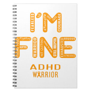 ADHD Warrior - IK BEN FINE Notitieboek