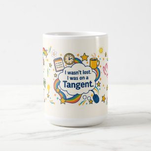 ADHD was ik niet kwijt. Ik was op tangens. Koffiemok