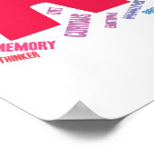 ADHD-woordwolk Poster (Hoek)