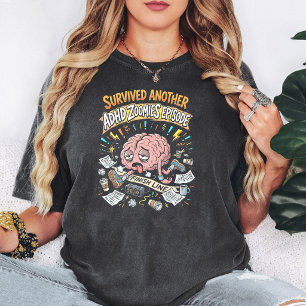 Adhd Zoomies Aflevering Grappig Brein T-shirt
