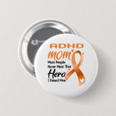 ADHDADHD-bewustzijn Month Ribbon-cadeaus Ronde Button 5,7 Cm (Voorkant /achterkant)