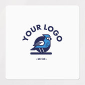 Adhésif carré / Étiquette étanche (Design 2)