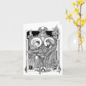 Adhésion du carte pour notes béni de Vierge (Fleur jaune)