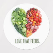 Adhesive labels for packaging or jars of food. (Design 2)