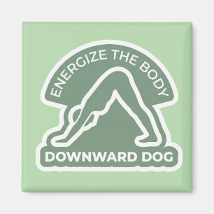 Adho Mukha Svanasana Omlaagkijkende Hond  Magneet