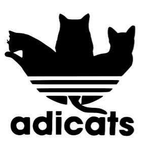 adicats grappig rennen t-shirt