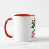 Adieu 2024, Bonjour 2025 - Festive Nouvel An Mugs (Gauche)