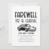 Adieu à un Invitation classique du Parti de la ret (Devant)