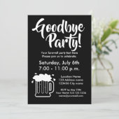 Adieu adieu aller aux invitations à la fête de la (Debout devant)