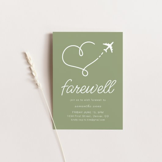 Adieu Déménagement Invitation de la partie de retr