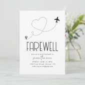 Adieu Déménagement Invitation de la partie de retr (Debout devant)