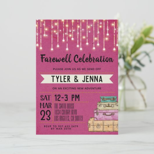 Adieu : Invitation (Debout devant)