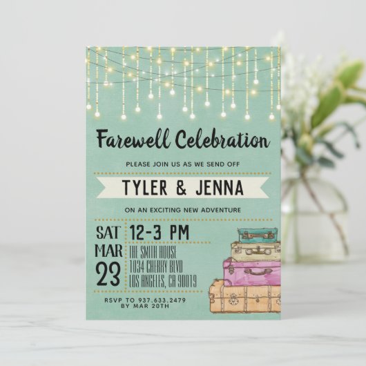 Adieu : Invitation (Debout devant)