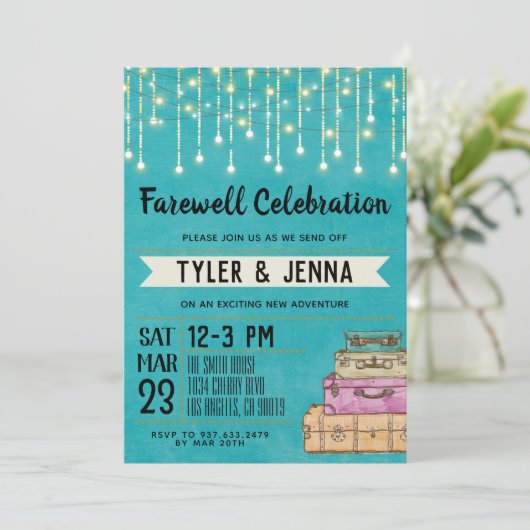 Adieu : Invitation (Debout devant)