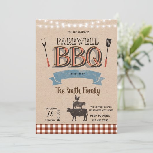 Adieu, invitation à la fête (Debout devant)