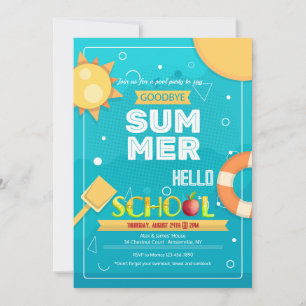 Adieu Invitation d'été