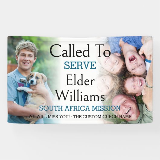 Adieu Missionnaire Appelé À Servir 2 Bannière Phot (Horizontal)