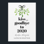 Adieu Mistletoe Kiss 2020 Do-Over Funny Magnet<br><div class="desc">Peut être customisé pour répondre à vos besoins. Les couleurs et les polices peuvent être modifiées pour correspondre à votre thème. © Gorjo Designs. Fait pour vous via la plateforme Zazzle. // Besoin d'aide pour customiser votre design ? Vous avez d'autres idées ? N'hésitez pas à me contacter (Zoe) directement...</div>