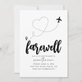 Adieu Retraite Déménagement Fête Invitation (Devant)