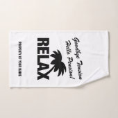 Adieu tension bonjour pension drôle retraite (Serviette à main)